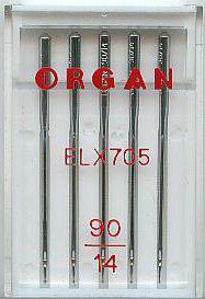 Organ 5x ELX705 CR Machine needle no. 90, 10 pcs